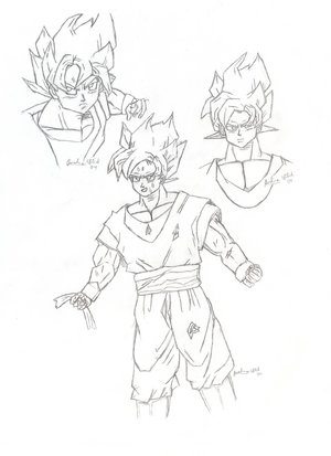 The Faces of Goku